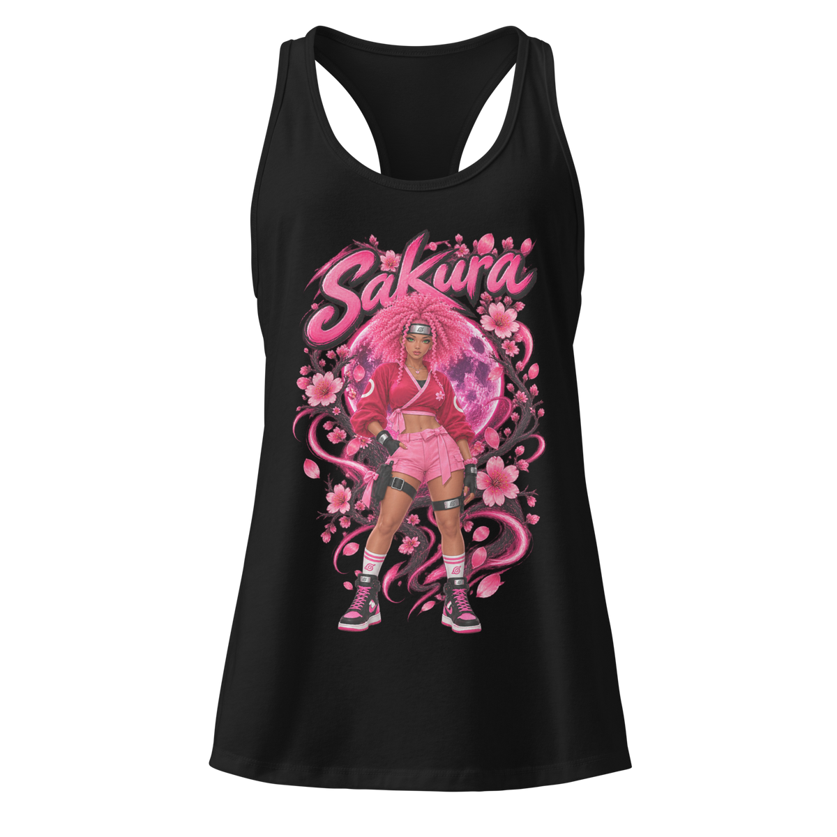Get Anime'D Women's Fitted Racerback Tank Top