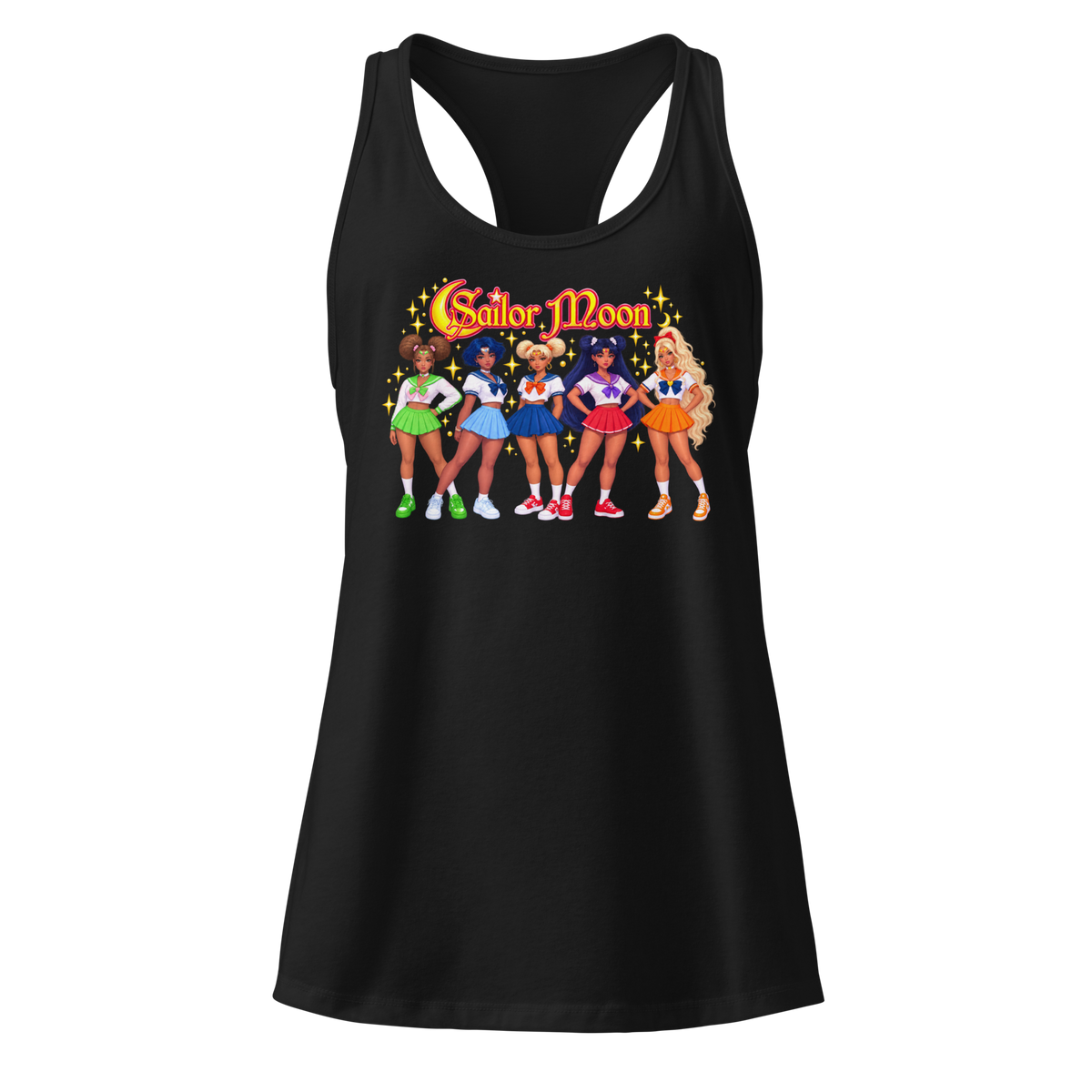 Get Anime'D Women's Fitted Racerback Tank Top