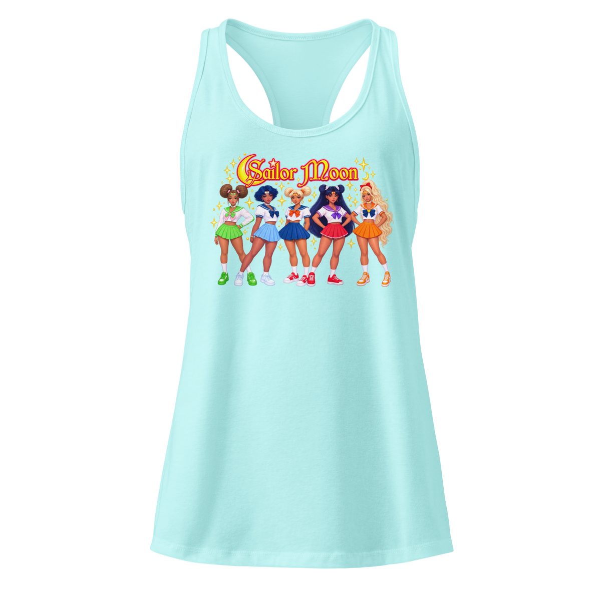 Get Anime'D Women's Fitted Racerback Tank Top