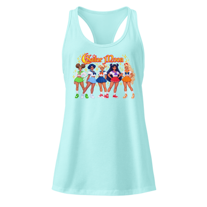 Get Anime'D Women's Fitted Racerback Tank Top