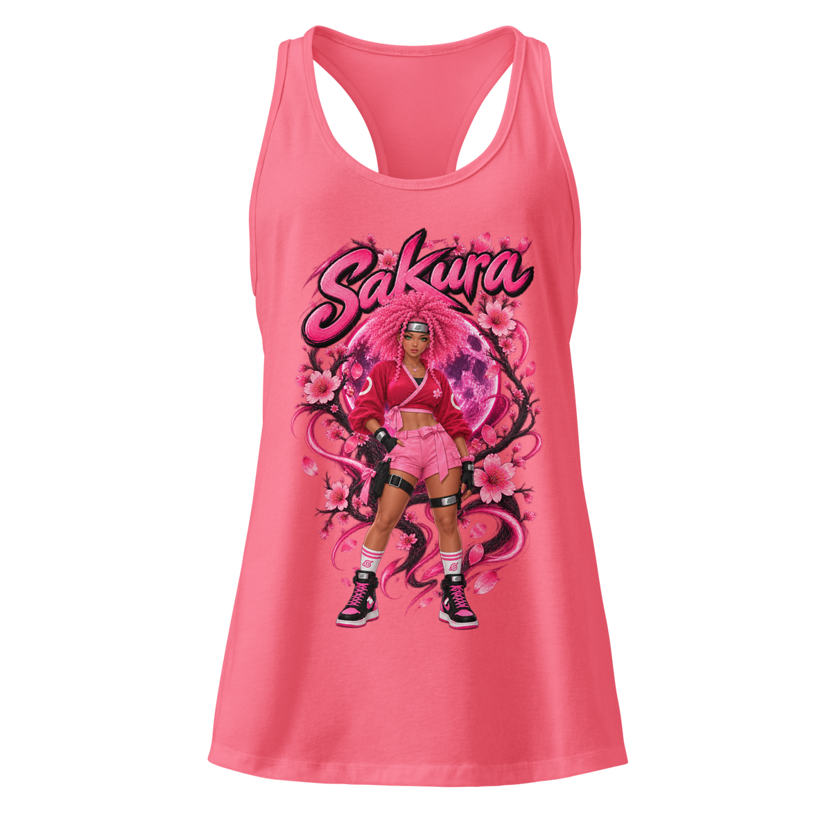 Get Anime'D Women's Fitted Racerback Tank Top