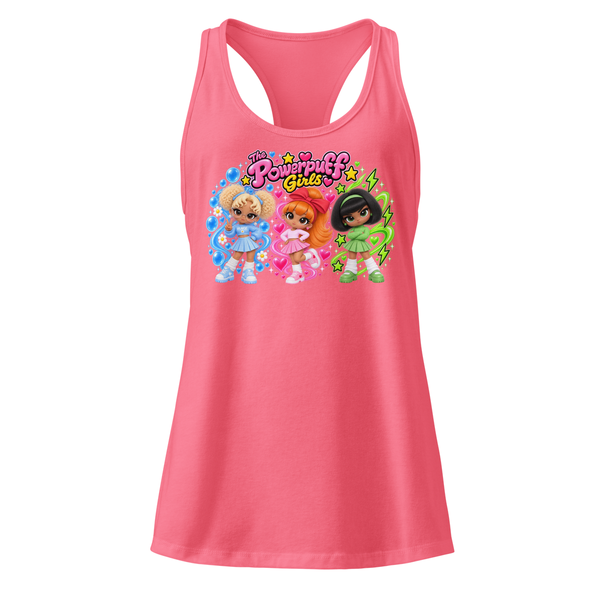 Get Anime'D Women's Fitted Racerback Tank Top