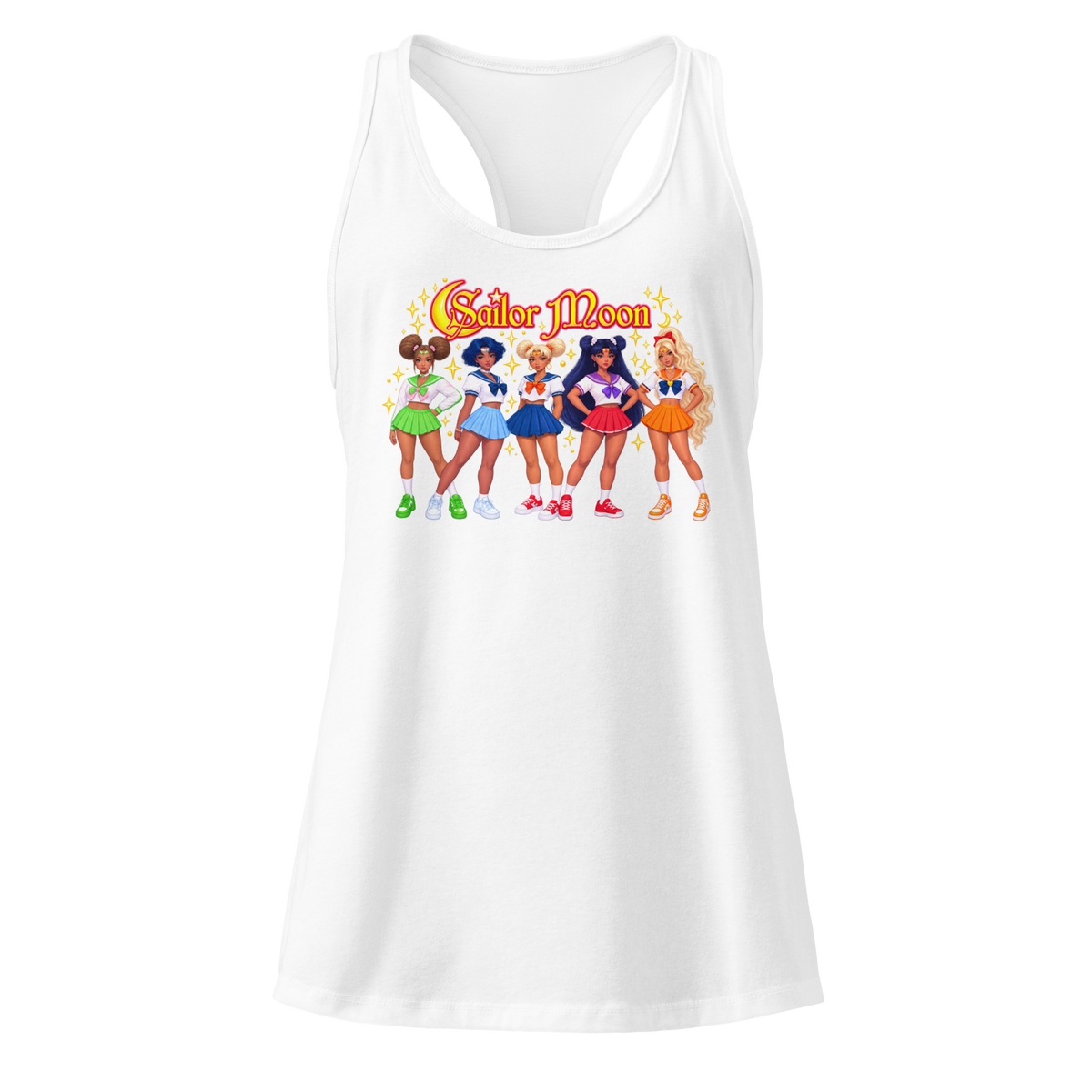 Get Anime'D Women's Fitted Racerback Tank Top