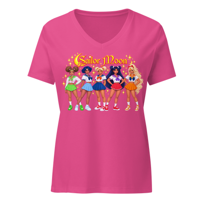 Get Anime’D Women's Anime V-Neck T-shirt