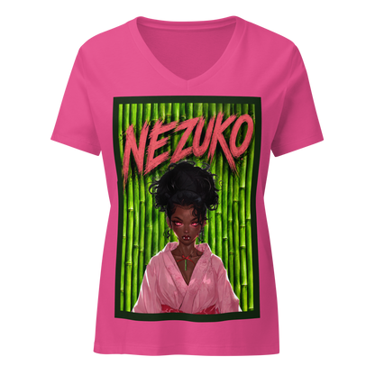 Get Anime’D Women's Anime V-Neck T-shirt