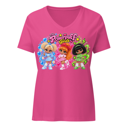 Get Anime’D Women's Anime V-Neck T-shirt