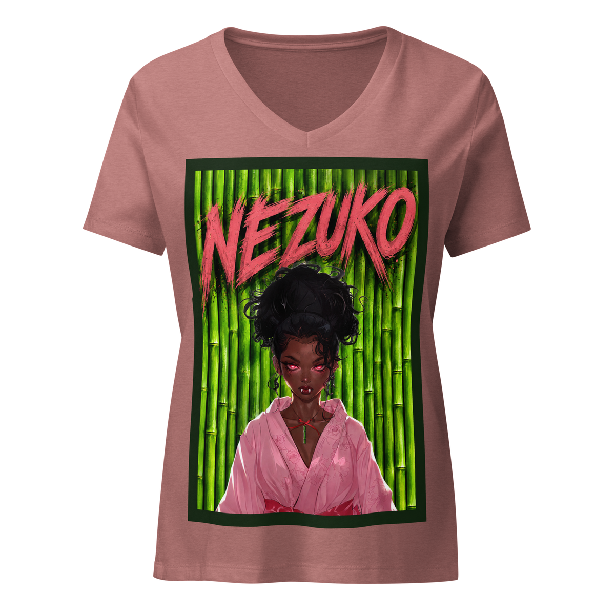 Get Anime’D Women's Anime V-Neck T-shirt