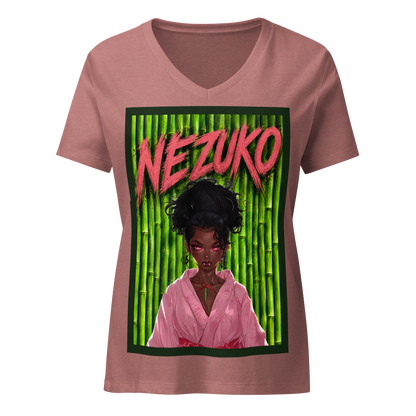 Get Anime’D Women's Anime V-Neck T-shirt