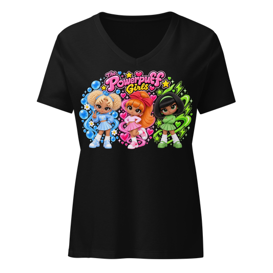 Get Anime’D Women's Anime V-Neck T-shirt