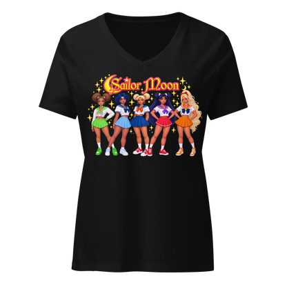 Get Anime’D Women's Anime V-Neck T-shirt
