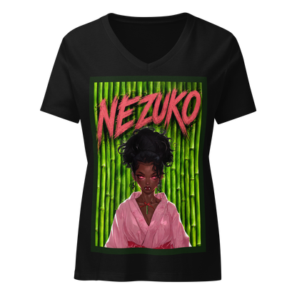 Get Anime’D Women's Anime V-Neck T-shirt