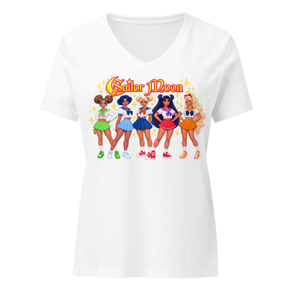 Get Anime’D Women's Anime V-Neck T-shirt