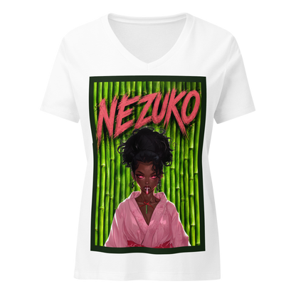 Get Anime’D Women's Anime V-Neck T-shirt