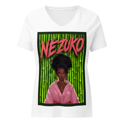 Get Anime’D Women's Anime V-Neck T-shirt