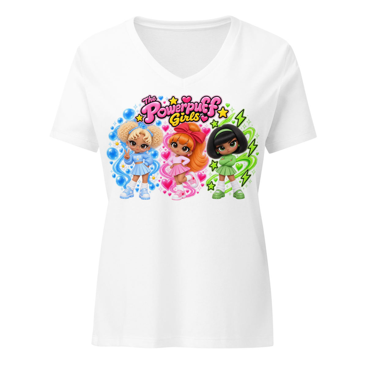 Get Anime’D Women's Anime V-Neck T-shirt