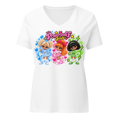 Get Anime’D Women's Anime V-Neck T-shirt
